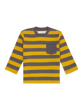 Bluză copii Elan Mustard Anthracite Stripes
