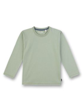 Bluză mânecă lungă băieţi Sanetta Pure, verde