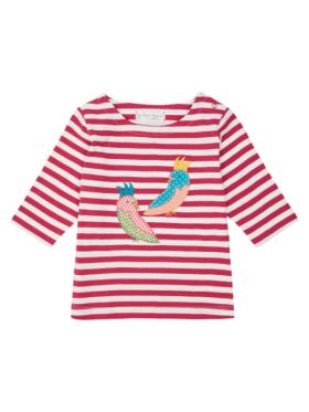 Bluză mâneci ¾ Louise Pink Stripes