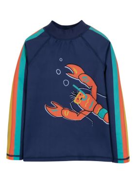 Bluză plajă Indigo Lobster, protecție UPF 50+