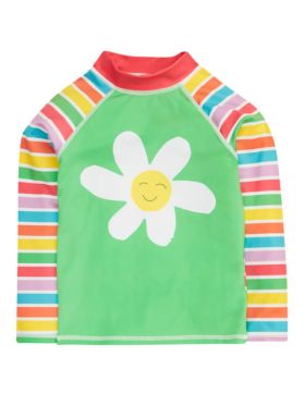 Bluză plajă Sun Safe Rash Tropical Stripe Daisy