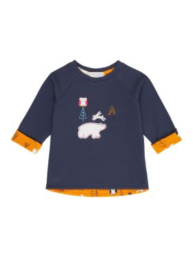 Bluză reversibilă Dolores Navy Polar Bear