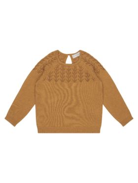 Bluză tricotată Honovi Caramel