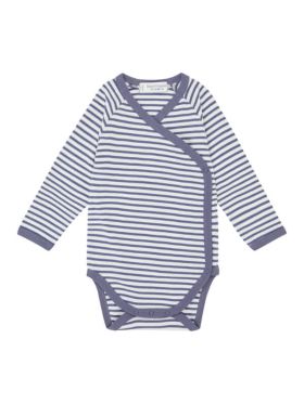 Body bebe Ygon Blue-Grey Stripes