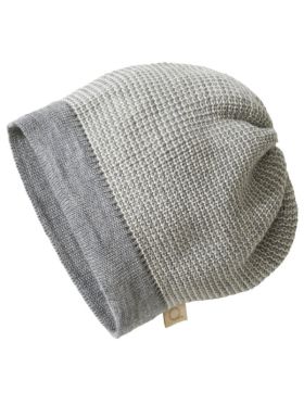 Căciulă Disana din lână Beanie Grey Natural