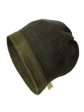 Căciulă Disana din lână Beanie Olive Anthracite