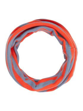 Eşarfă circulară copii Susu Stone Blue Red Stripes