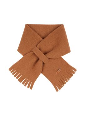 Fular copii lână fleece Caramel