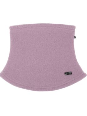 Fular tubular din lână fleece Mauve