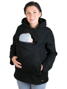 Hanorac pentru babywearing Basic Black