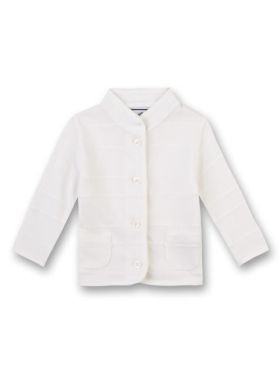 Jachetă elegantă bebeluşi, Ivory