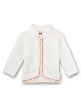 Jachetă fleece bebe White Family Stork