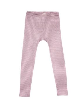 Leggings copii lână şi mătase Rose Grey