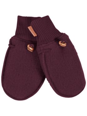 Mănuşi lână fleece Madder Brown