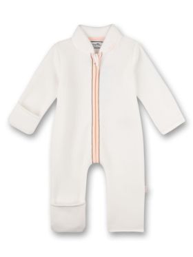 Overall Fleece White Family Stork