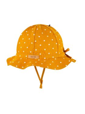 Pălărie ajustabilă din in, protecţie UV, Mango White