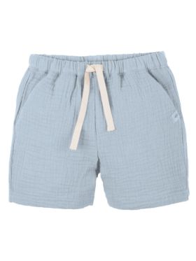 Pantaloni scurți copii, muselină Light Blue