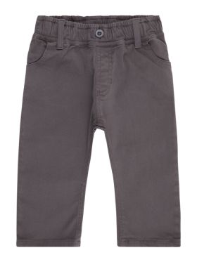 Pantaloni bebe căptuşiţi din twill Kalani Anthracite