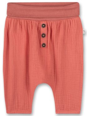 Pantaloni bebe muselină Bloomy Rose