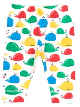 Pantaloni bebe Rainbow Whale