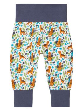 Pantaloni bumbac organic bebe Sjors Tiger