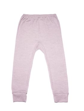 Pantaloni bumbac organic, lână şi mătase Uni Grey