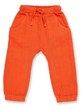 Pantaloni din muselină Loki Rusty Red