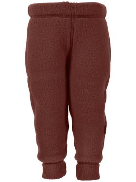 Pantaloni lână fleece Madder Brown