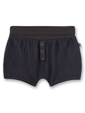 Pantaloni scurţi bebe muselină Seal Grey