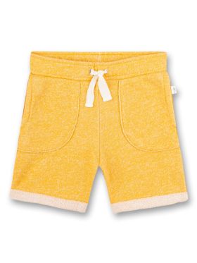 Pantaloni scurţi galbeni, bumbac organic
