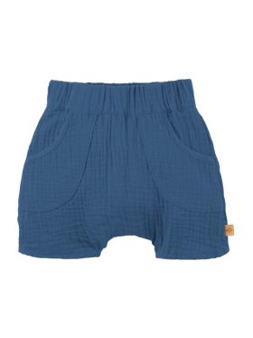 Pantaloni scurţi muselină bebe Lagoon Blue