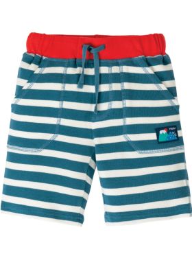 Pantaloni scurţi Stripy, albaştri