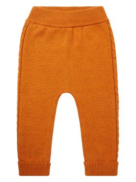 Pantaloni tricotaţi bebe Pablo Orange