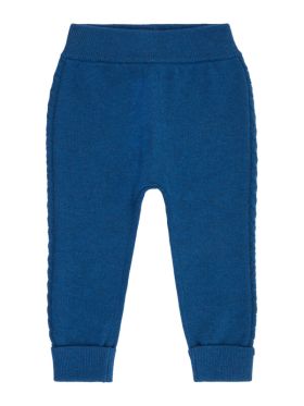 Pantaloni tricotaţi bebe Pablo Saphire Blue