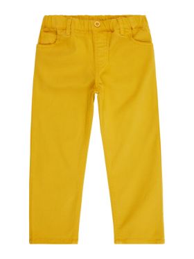 Pantaloni twill fete Dea Mustard