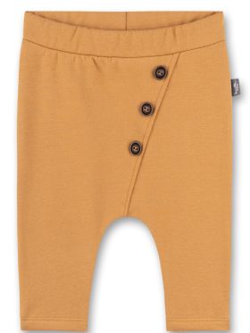 Pantaloni unisex bebe, Sanetta Pure, galbeni