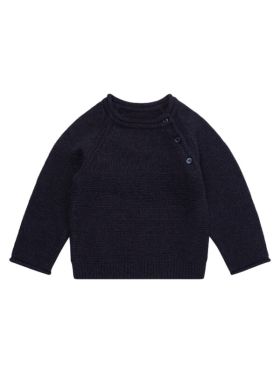 Pulover tricotat bebe Victor Navy