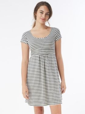 Rochie pentru alăptare, mânecă scurtă, Stripes