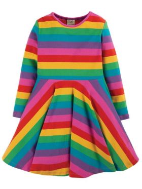 Rochiță Sofia Skater Rainbow Stripe