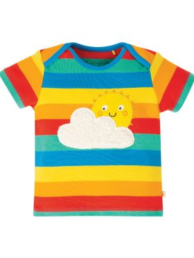 Tricou bebe Bobster Rainbow Multi Stripe