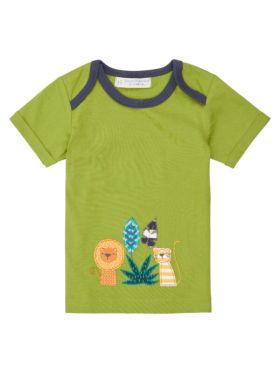 Tricou bebe Tobi Green Tiger