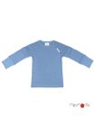 Bluză/Tricou 2 în 1 din cânepă și bumbac Robbia Blue