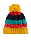 Căciulă tricotată Abisko Bobble Grey Marl Rainbow