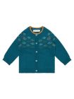 Cardigan tricotat bebe Janu Petrol Blue