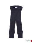 Leggings lână merino Patches Foggy Black