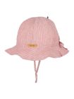 Pălărie ajustabilă din in, protecţie UV, Faded Rose