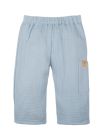 Pantaloni din muselină dublă copii Light Blue