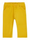 Pantaloni bebe căptuşiţi din twill Kalani Mustard