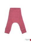 Pantaloni dublaţi lână merino Longies Earth Red