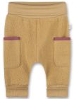 Pantaloni fleece bumbac organic Biscuit 